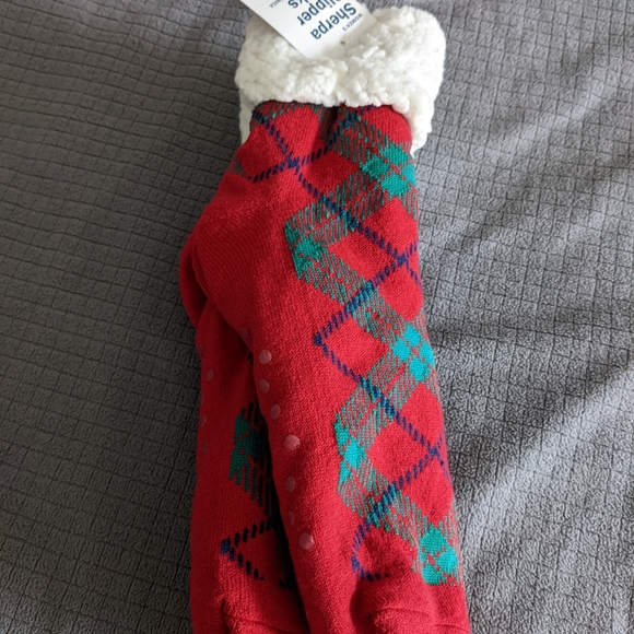 Sherpa lined slipper socks - Picture 5 of 5